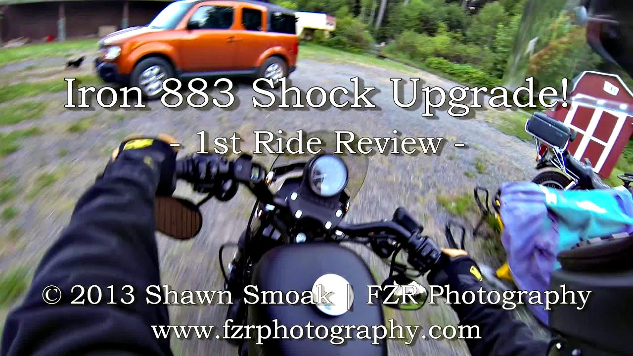 Iron 883 Shock Upgrade! 1st Ride Review! ShopTalk YouTube