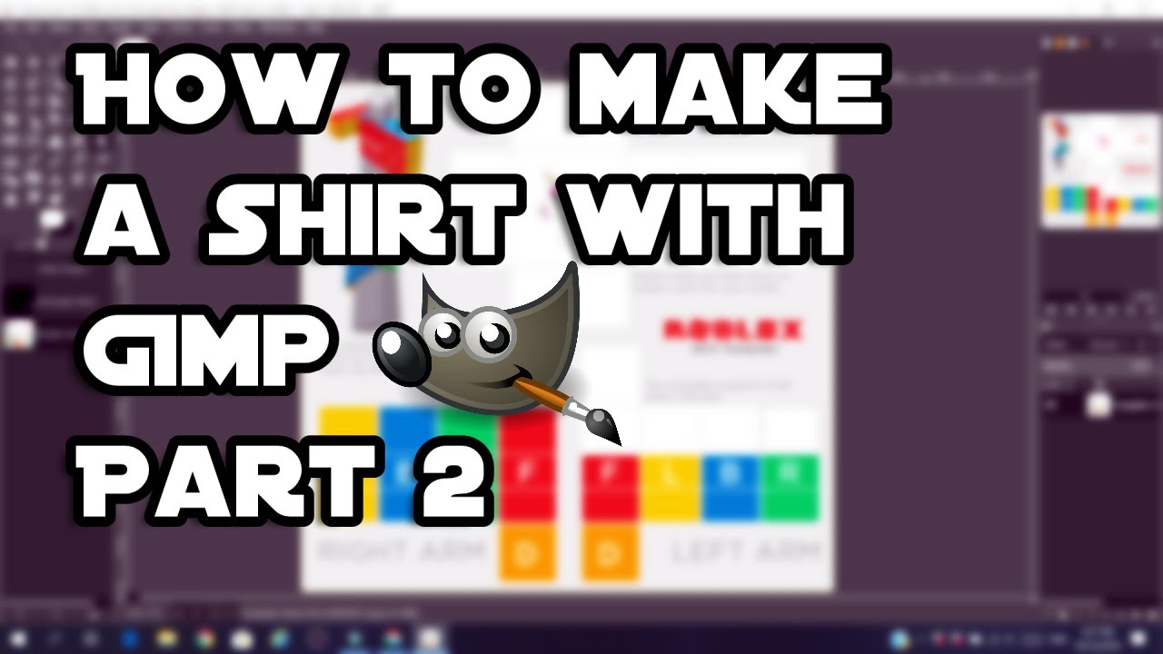 How To Make A Really Simple Shirt With Gimp 2020 Youtube - how to make a roblox shirt on gimp 2020