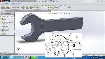 Vẽ cờ lê bằng SolidWorks / Wrench solidWorks tutorial