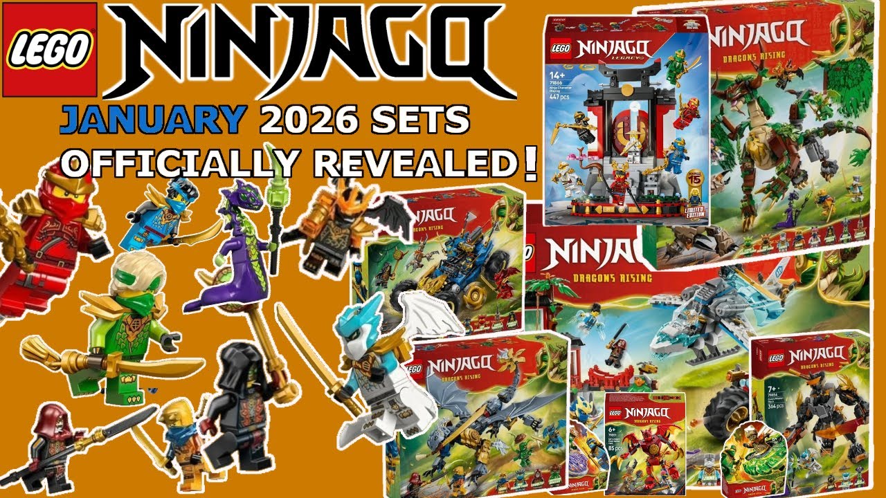 Lego Ninjago FULL January 2026 Wave OFFICIALLY RELEASED!🔥 - YouTube