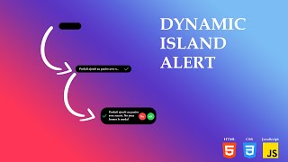Créer une alerte Dynamic Island en utilisant CSS, HTML et JAVASCRIPT