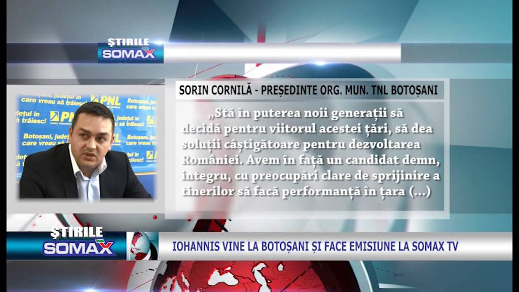 Iohannis Vine La Botoșani Si Face Emisiune La Somax Tv Youtube