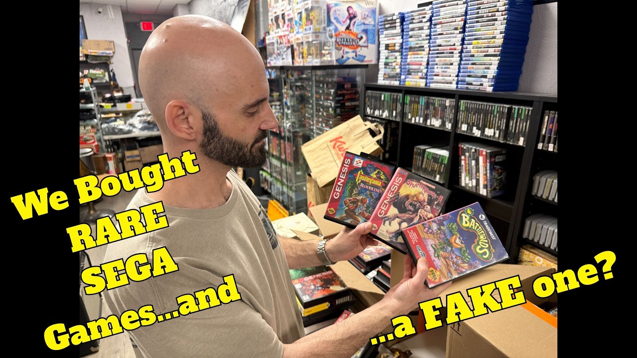We Bought a $6k SEGA LOT Filled with RARE GAMES!!