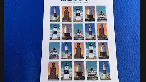 Thomas Point Shoal Lighthouse Stamp Unveiled in An...