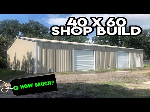 Video: Berapakah kos bangunan logam 30 x 60?