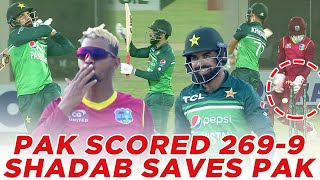 Pakistan Scores 269-9 Runs | Shadab Khan Saves Pakistan From West Indies' Hands | PCB | MO2A by Sports Central 3,253 views 6 hours ago 9 minutes, 27 seconds