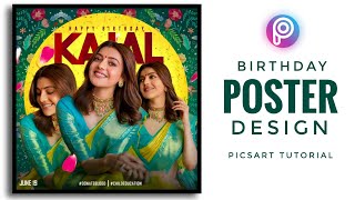 Easy PicsArt Tutorial : Birthday Banner CDP photo editing tutorial | Kajal cdp editing in picsart screenshot 3