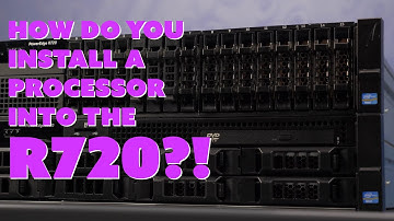 Dell Poweredge R720 Processor Installation