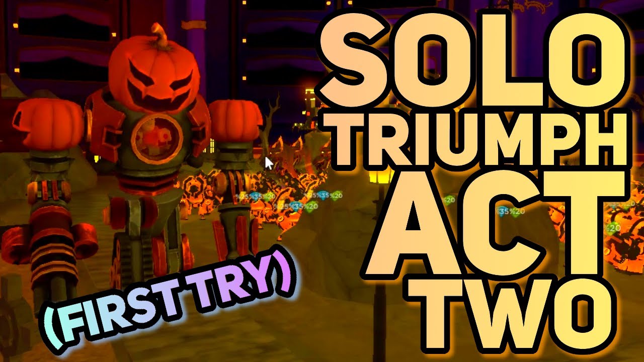 HOW TO SOLO ACT 2 - TOWER DEFENSE SIMULATOR HALLOWEEN EVENT - YouTube