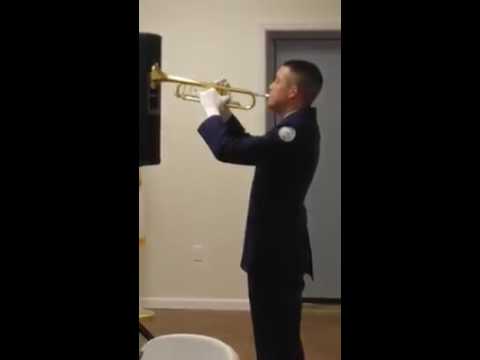 Taps Performed During Memorial Service