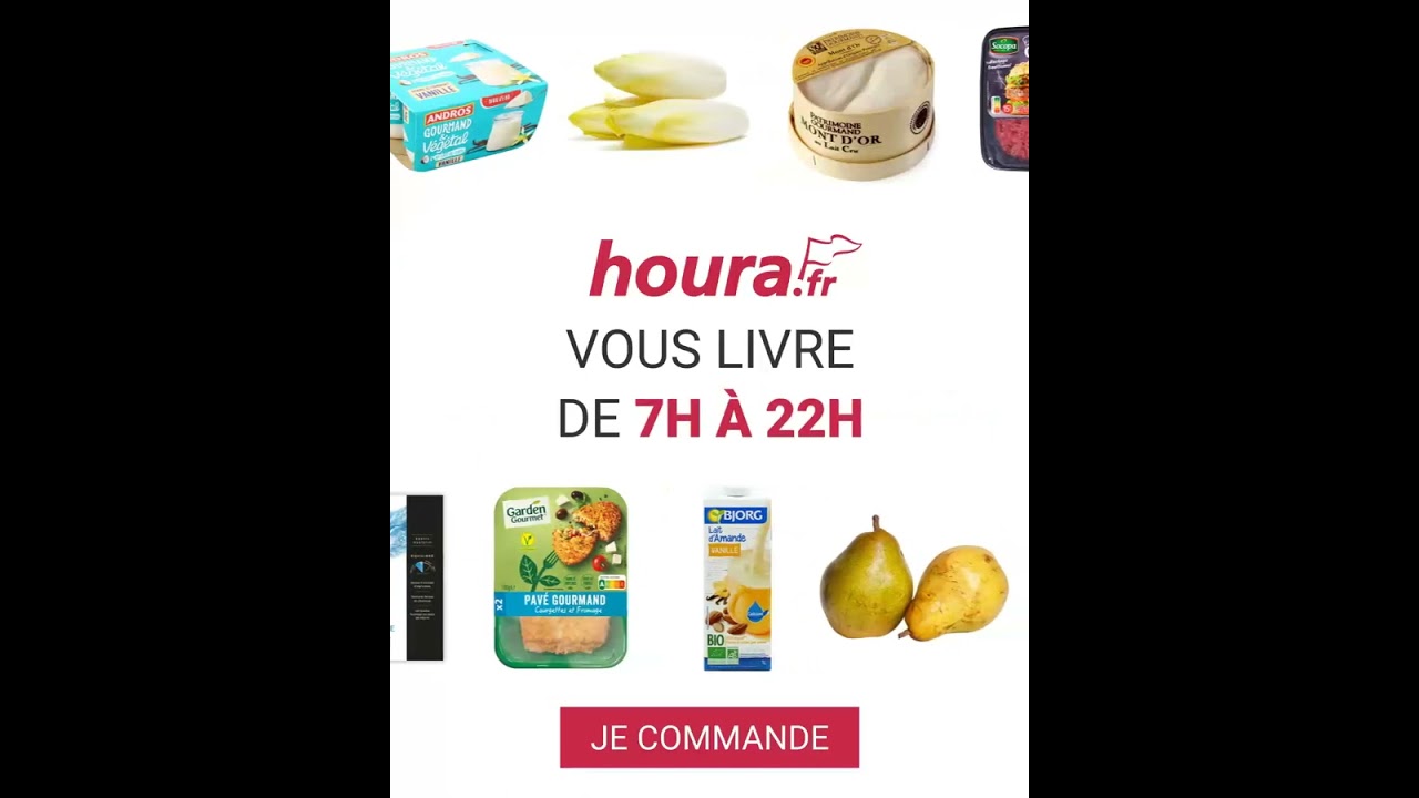 Livraison à domicile de produits frais par houra.fr