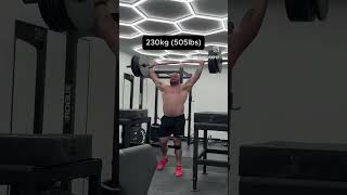 Mitch Hooper with a 250kg behind the neck press #strongmman