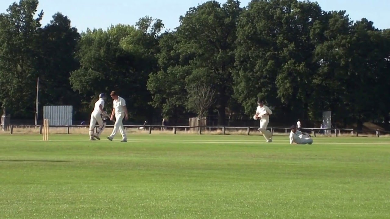 Tom Harrison back foot driving for 4!
