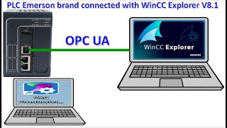 PLC Emerson connected data with WinCC Explorer V8.1 Via OPC UA communication screenshot 3