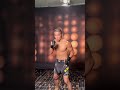 Асу Алмабаев в UFC день съемки