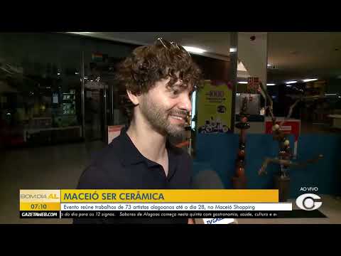 'Maceió ser Cerâmica' reúne trabalhos de artistas alagoanos até o dia 28, no Maceió Shopping 21/8/26