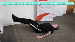 How To Do Straight Leg Reverse Oblique Crunch | Exercise Demo