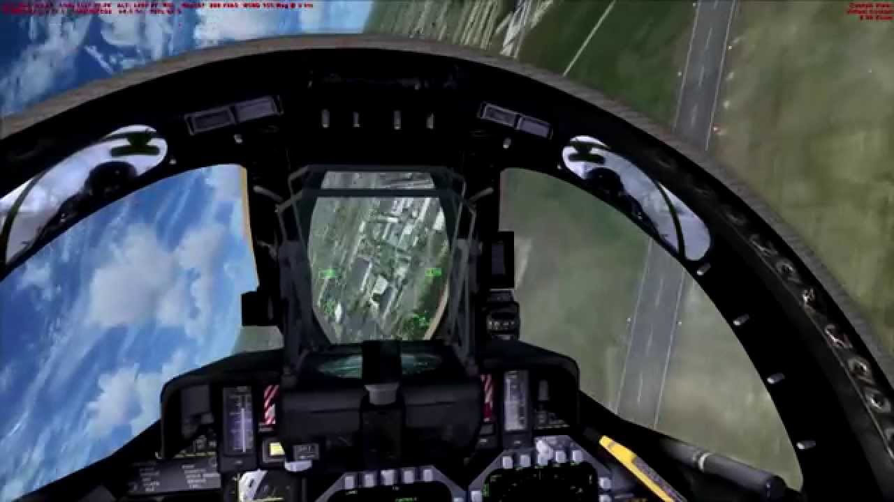 FSX F-14 Tomcat - display one - YouTube