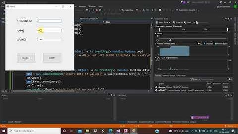Select & Insert data in database table using windows application in VB.NET | MS Access Database
