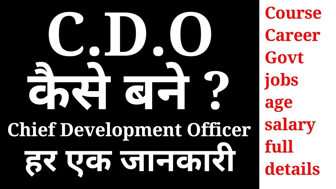 CDO How To Become A Chief Development Officer