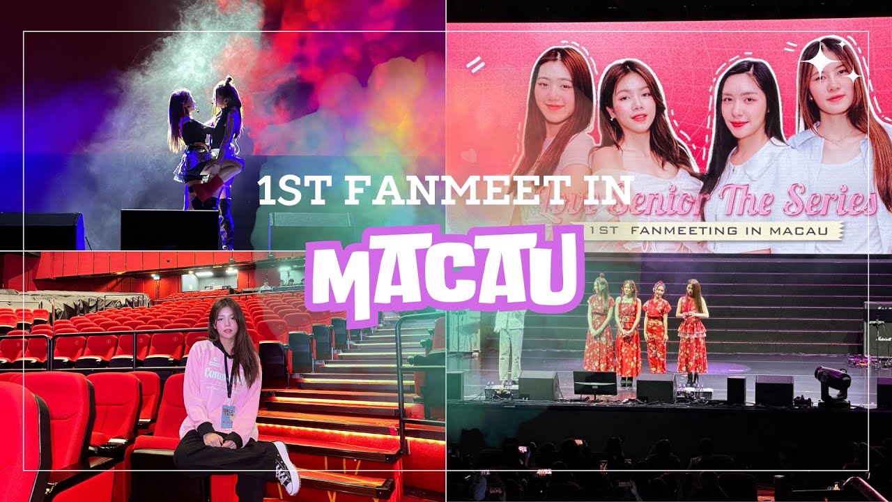 Love Senior 1st Fanmeet in Macau 🪭 | Praewa’s Diary [ENG SUB]