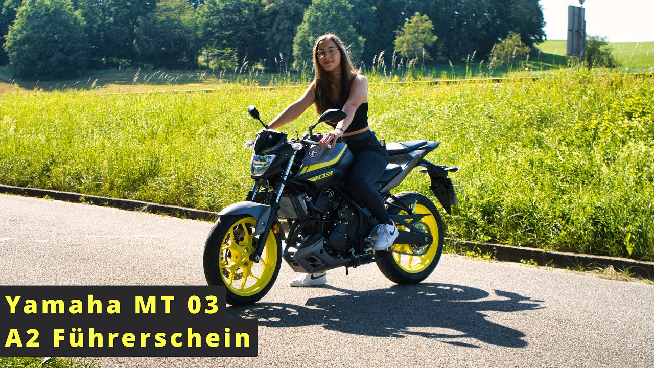 BESTES NAKED BIKE FÜR A2 Führerschein? Yamaha MT 03 im Test!