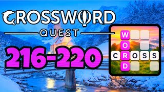 CROSSWORD QUEST level 216 217 218 219 220 screenshot 5