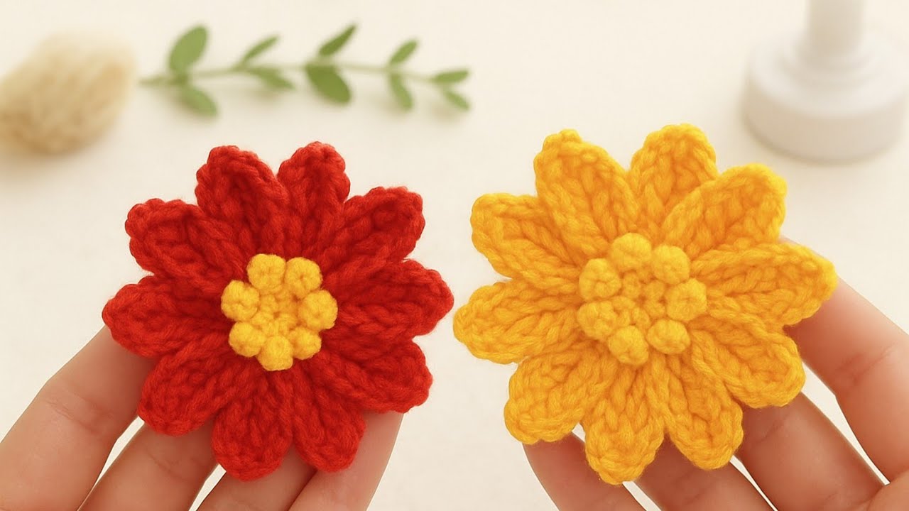 #استثمار_بقايا_الخيوط / وردة مميزة جدا