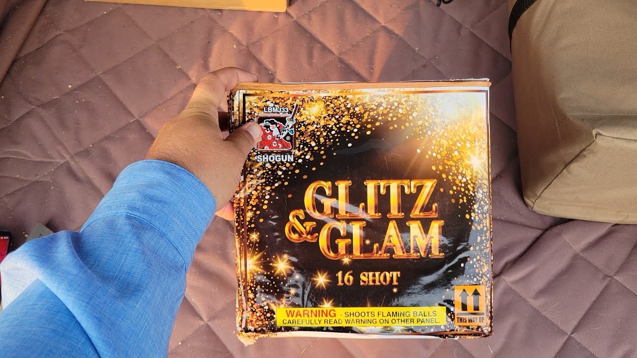 Shogun Glitz and Glam Firework 500g cake YouTube