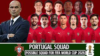 Portugal Possible Squad For FIFA World Cup 2026 | Portugal's Squad Depth FIFA 2026