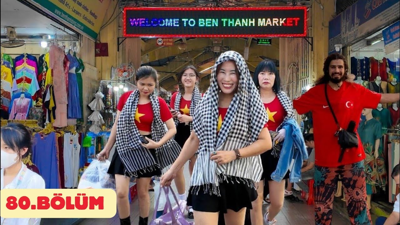 Vietnamda Çarşı Pazar Birbirine Kattım | Ho Chi Minh Şehir Turu