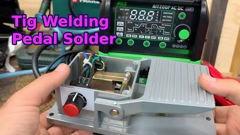 Tig Welder Pedal add-on. The robust version.