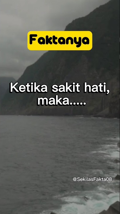 Hati-hati ketika sakit hati #faktapsikologi #psikologi #shortsvideo #kepribadian #perasaan