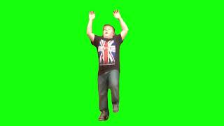 Kid Dancing To Hypnotize - Green Screen