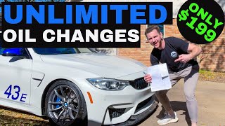 Get UNLIMITED oil changes for $199! BMW Ultimate Care