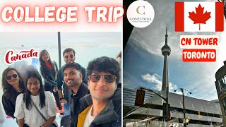 COLLEGE TRIP TO CN TOWER, CANADA FOR JUST $10 | International Student | Conestoga College 🇨🇦