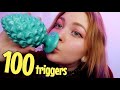 ASMR 100 TRIGGERS in 10 MIN | АСМР 100 триггеров от которых ты уснешь за 10 минут 🤤💤