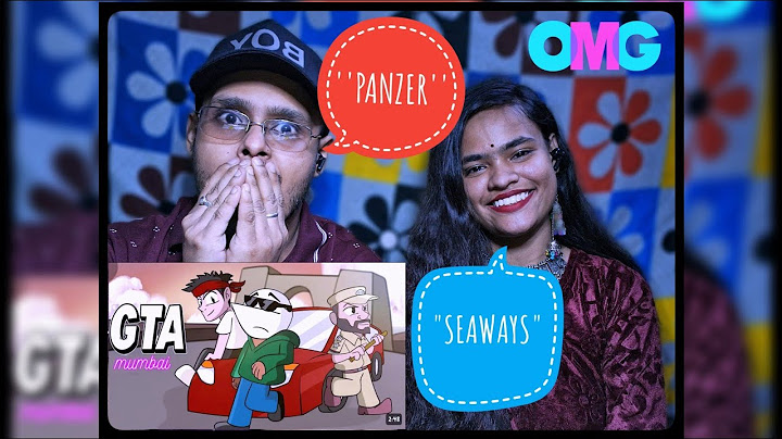 GTA Mumbai |  ANGRY PRASH | KNAV | JAY KILA (Animated Music Video) | Reaction