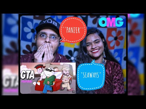 GTA Mumbai |  ANGRY PRASH | KNAV | JAY KILA (Animated Music Video) | Reaction