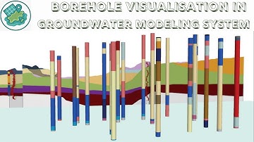 Borehole Visualisation Using Groundwater Modeling System (GMS)