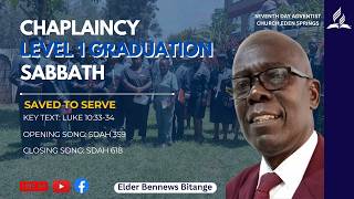 Chaplaincy Level 1 Graduation Sabbath || Afternoon Worship Service || 14/02/2026