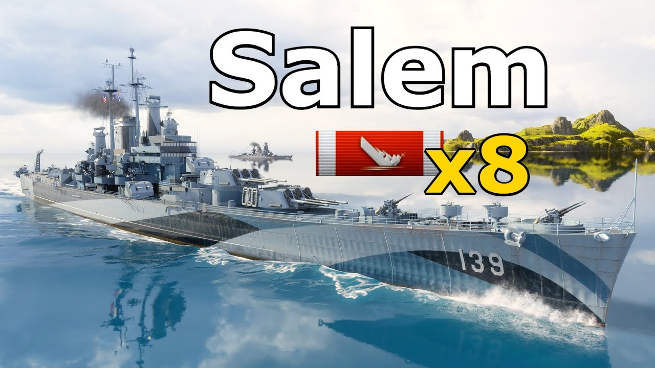 World of WarShips Salem - 8 Kills 279K Damage