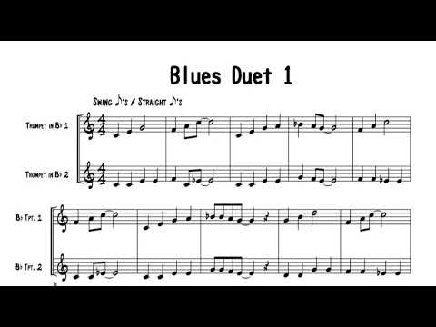 Blues Duet 1 (トランペットデュエット練習曲) - 高田将利