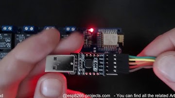 MPRSx8 - ESPEasy Firmware PART 2  - upload with a simple USB adapter