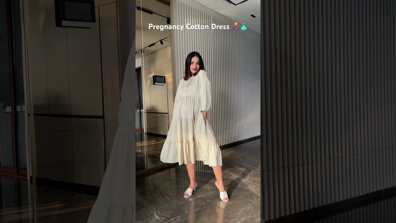 Maternity Cotton Dress You'll Wear On Repeat 👗