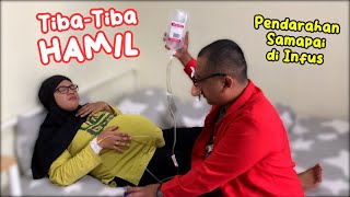 Tiba-Tiba Hamil Pendarahan Sampai di Infus dan Melahirkan Bayi Super !