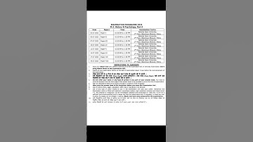 Nou M.A. history and Psychology Part-l,exam date,2023#shortsindia #nou