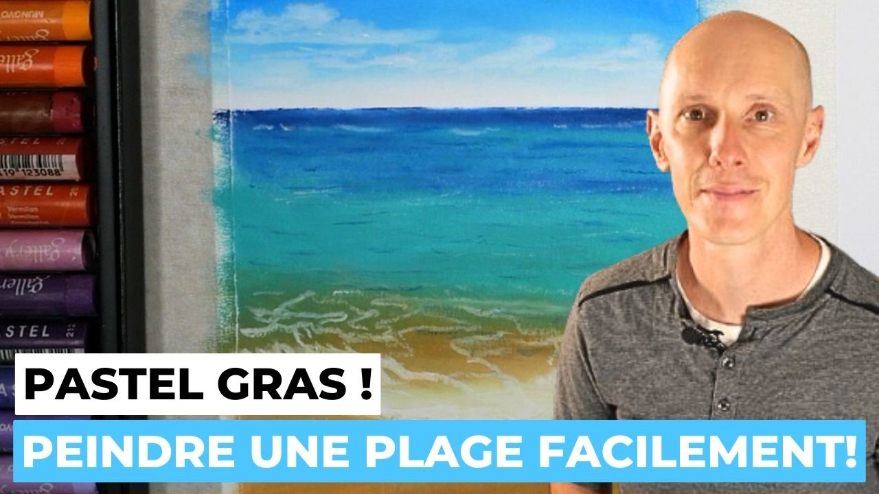 Comment réaliser une plage au pastel gras facilement !
