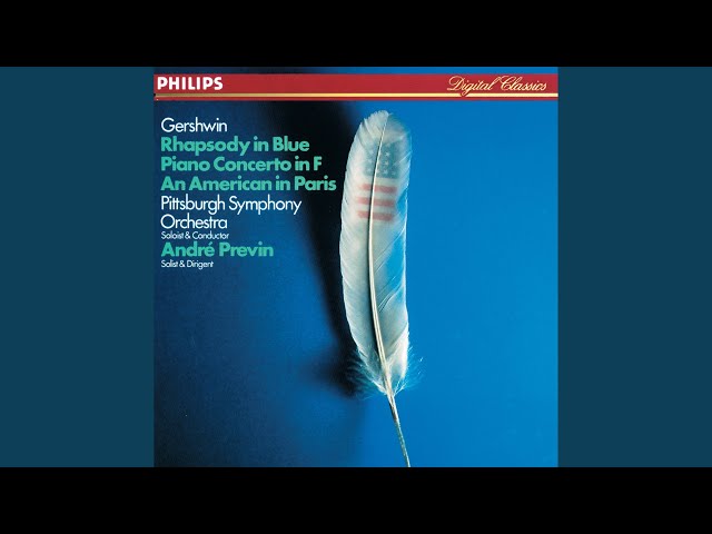 Gershwin - Rhapsody in Blue : Orch Symph Pittsburgh / A.Previn