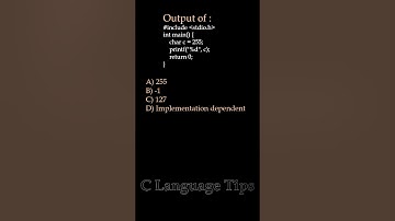 C Language Q&A Series (Q3) | C Programming Basics Explained | #shorts